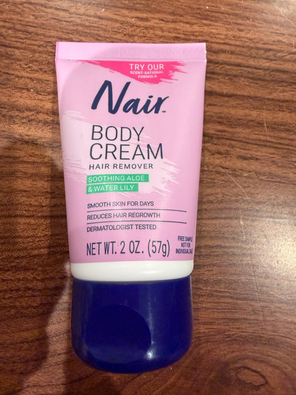 Nair Body  Hair Remover - Pink & Dark Blue Tube